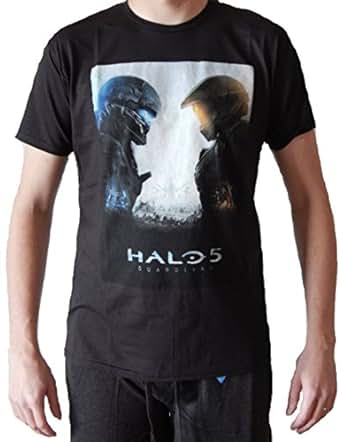Amazon.com: Halo 5 Guardians Cover Art Mens Black T-shirt: Clothing