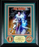 Dan Marino Miami Dolphins Photo Mint Plaque
