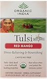 Organic India Tulsi Tea Red Mango, 18 Count