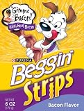 Beggin' Strips, Bacon Flavor Dog Snacks, 6-Ounce Bags (Pack of 10)