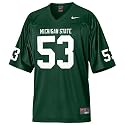 Michigan State Spartans Nike Replica Home #53 Football Jersey