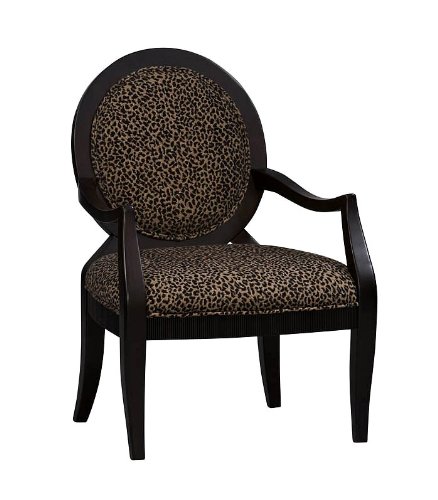 Leopard-Print Occasional Chair