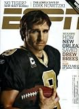ESPN January 25 2010 Drew Brees/New Orleans Saints/Purdue on Cover, Dirk Nowitzki/Dallas Mavericks, Jordan Crawford/Xavier, Bubba Watson/PGA, Simon Dumont/Freeskier