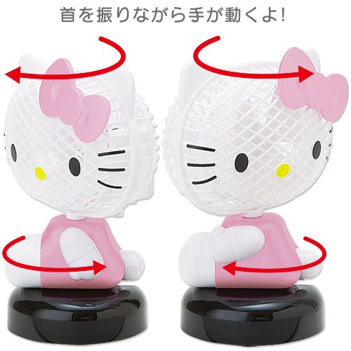 Cover image : ハローキティ キティ形ポータブル扇風機