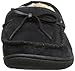 isotoner Men's Microsuede Boater Moccasin Slipper with Sherpa Lining