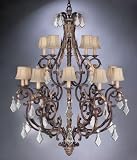Fine Art Lamps 226540 Large 15LT Chandelier Stile Bellagio Traditional Indoor Lighting