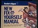 Search : New Fix-It-Yourself Manual: How to Repair, Clean, and Maintain Anything and Ever