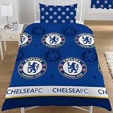 Chelsea Football Club CFC Blue White Lion Single Duvet Quilt Cover OFFICIAL