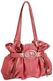 KATHY Van Zeeland Morning Glory Belt Shopper,Raspberry,one size