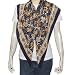 Printed Scarf Silk Square Women's Accessory 44 x 44 inches