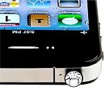 eForCity Universal Headset Dust Cap compatible with Apple® iPhone® / iPod®, Clear Diamond