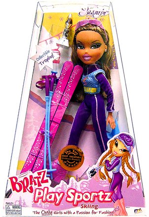 Childrens Toyshop  Toys : Bratz Play Sportz Doll Skiing - Yasmin