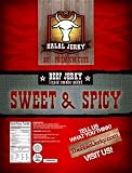 Halal Jerky - Sweet & Spicy Flavor 12-bag Box (3 Oz Bag)