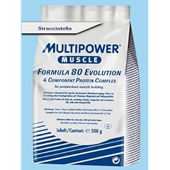 Multipower Protein-Shake Formula 80 Evolution, Stracciatella, 500g Nachf�llbeutel