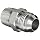 Brennan 2404 Series, Steel JIC Tube Fitting, MJ-MP Adapter, Tube OD x NPTF Male