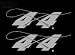 4 x 4 Upstream Images Silver Vinyl Wildlife Car Truck Window Decal Sticker