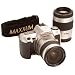 Minolta Maxxum HTsi 35mm SLR Camera Kit w/ 28-80mm & 70-210mm Lenses, Silver