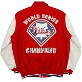 Philadelphia Phillies Limited Edition Commemorative World Series Champ Leather Jacket
