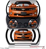 PSPgo Skin and Screen Protector Kit 2010 Chevy Camaro Orange - White Stripe ....