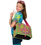 Alex Toys Decorate-Your-Own Peace and Love Messenger Bag