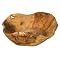 Carved Wood Serving Bowl