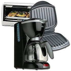 College Chef Kit with George Foreman Grill and Braun Coffeemaker