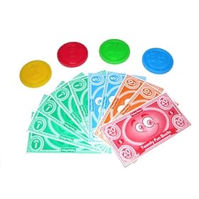 FISHER PRICE Fun 2 Learn CASH REGISTER Paper Money & Coin