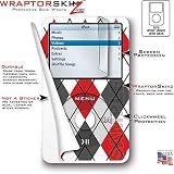 iPod Video Skins Arglye Black and Red WraptorSkinz Kit - By TuneTattooz
