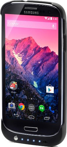 PowerBearÂ® Samsung Galaxy S3 Rechargeable External Battery Case - Black (Go Beyond Your Power)