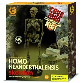 Geoworld - CL179K - Jeu d'Imitation - Cave Man Excavation Kit - Homme de Neandertal