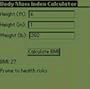 Body Mass Index Calculator