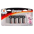 Energizer Max 9V Peggable Batteries - 4-pk.