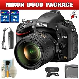 Nikon D600 FX-format Digital SLR Kit with 24-85mm VR Lens Package 2