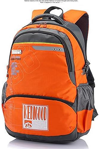 Sports stars Canvas Backpack College Students Shoulder Bag Travel Rucksack (yellow)