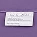 YAROO Pillow Cases Queen Size(20x30),100% Cotton 250 Thread Count,Envelope Closed,No Zipper，Set of 2,Purple