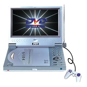 Orbit - '3 in 1' Portable 7" LCD DVD Player with TV Tuner - Silver
