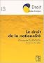 Le droit de la nationalit�