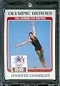 1984 Topps M&M Jennifer Chandler Springboard Diving Olympic Heroes Trading Card - Mint Condition - In Protective Display Case!