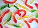 Gummi Worms over White Background - 24