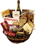 Office Party Gift Basket with Martinelli's Sparking Apple Cider (non-alcoholic)
