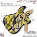 Camouflage Yellow WraptorSkinz Skin fits Rock Band Stratocaster Guitar for Nintendo Wii, XBOX 360, PS2 & PS3 (GUITAR NOT INCLUDED)