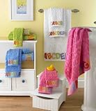 CassaDecor Set of 3 100% Cotton Jacquard Kids ABC Towels - Bambini ABC by Kassatex