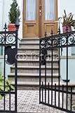 IMAGE OF Wallmonkeys Peel and Stick Wall Decals - Schmiedeeiserne Gartentür - 48