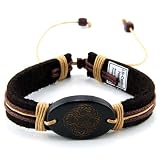 Trendy Celeb Genuine Leather Bracelet - Celtic Heart