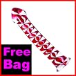 Pyrex Glass Dildo Red Helix 7 1/2" Cock