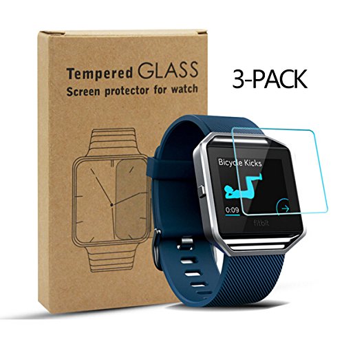 Fitbit blaze screen protector, eityilla 3-pack premium …