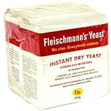 Yeast, Fleischmann's, 1 lb (pound) Dry, Instant (no proofing needed!), Fast Acting! Fast Rising! Vacuum Packed. Packed and Shipped Bulk by Mulberry Lane Farm, FAST SHIP!