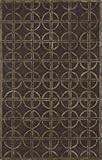 IMAGE OF 2' x 3' Rectangular Momeni SATARSR-05BRN2030 Brown Color Hand Tufted Indian 
