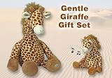 Cloud B Gentle Giraffe Gift Set: Gentle Giraffe with On the Go For Travel (Giraffe)