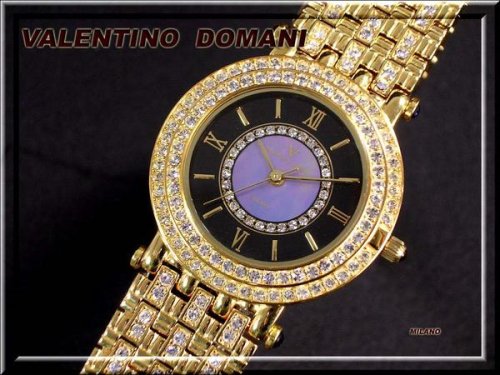 【VALENTINO DOMANI】バレンチノ・ドマーニ 宝飾腕時計 ドレスゴールド(男性用)